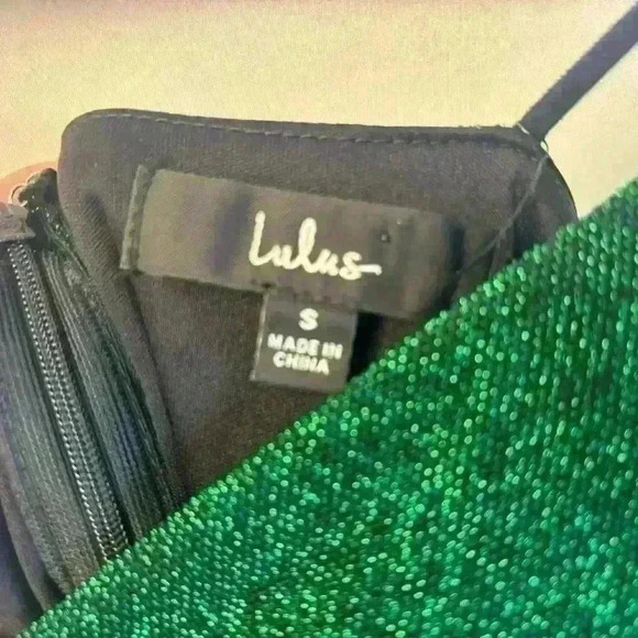 Lulu’s Emerald Green Asymmetrical Mini Dress - Picture 10 of 14